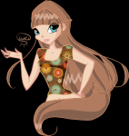 Лена (lunaretto) в стиле Winx club