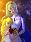 Королева Луна и маленькая Стелла, автор Chibiusa-moon