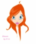 Рисунок Блум от Rocker-girl^^