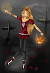 Фло на Хэллоуинчик:З