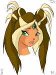 Флора портрет. By Avenger_girl and Anora