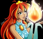 Фанарт магия Блум, автор Evgenia25