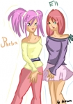 Rielia and Ell By Fencea