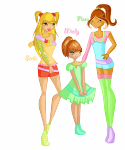 Stella,Flora and Mielly