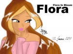 Фанарт Флора, автор Flora in bloom