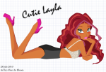 Лэйла в стиле Pin-up