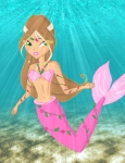 Flora mermaid by Stracitella