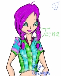 Текна фан-арт.