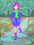 Текна под дождём