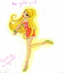 Обработанный рисунок  Стеллы  от The gold girl