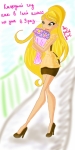 стелла идет в школу......The gold girl