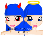 Demon and angel