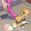 Котенок Рокси анимированная аватарка от S.Flora