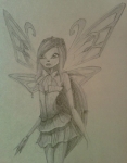 Рисунок энчантикса Блум от Rocker girl ^^