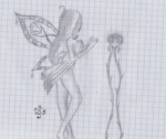 Рисунок феи, автор The Silver Gothic