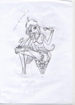 Рисунок Блум с чашечкой чая?) автор Fantazyme