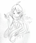 Flora fairy of nature