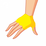 A hand of my friend Varya