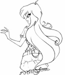 Уникальная Раскраска Блум 4 сезон