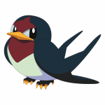 Картинка покемон  Тейллоу /taillow