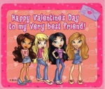 Валентинка Lil Bratz, для лучшей подружки