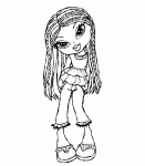 Раскраска Братц Кидз