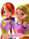Картинка на мобильный винкс 3 D 240 на 320