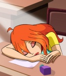 Блум спит на уроке