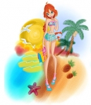 Летняя картинка с Блум