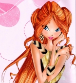 Красивая картинка Блум Fashion Gold, наряд для путешествий во времени