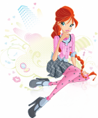 Блум в школьном наряде из 6 наряде