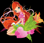 Блум красивая png