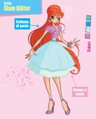 Клуб Винкс 7 сезон Блум стиль Glam Glitter