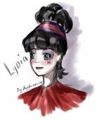 Лидия в аниме стиле