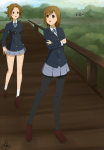 Юи и Рицу(K-ON)