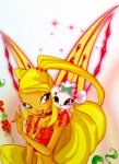 Стелла Трасикс и Джинджер, картинка из книги про винкс русалок Winx Perle