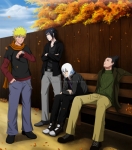 Парни ждут девушек (Наруто, Саске, Шикамару, Суигетсу)