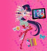 Муза Сиреникс с планшетом