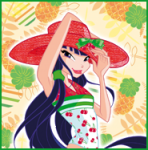 Муза стиль фруктовый бар в шляпке