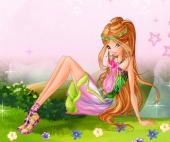Новая картинка Флоры в летнем наряде Fairy Jungle