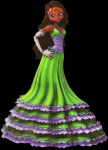 Лейла в 3D платье