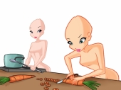 На кухне