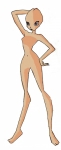 Манекен из феи камней