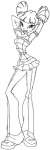Раскраска Club Winx Musa