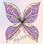 Крылья + фон. ^-^