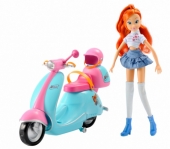 Кукла Блум и скутер