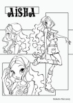 Аиша расскраска