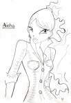 Раскраска Аиша
