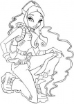 Раскраска Аиша Винкс