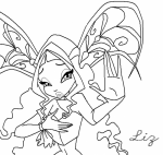 Расскраска Лейла